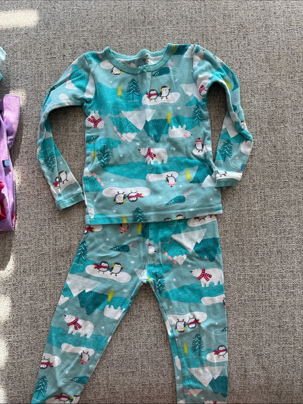 Girls 4T Long sleeve pajama bundle